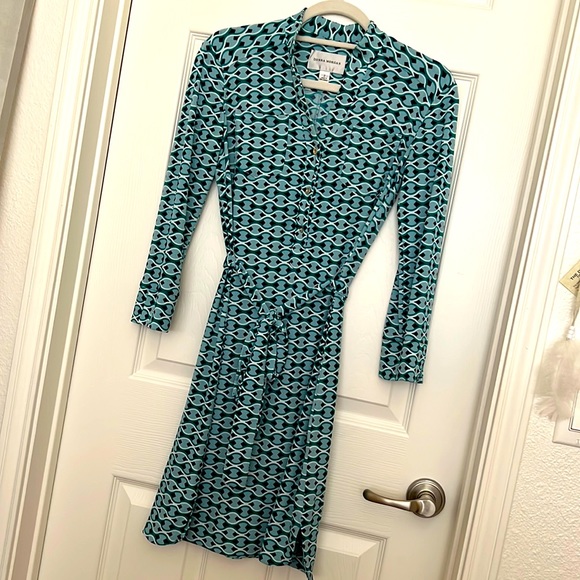{Donna Morgan} NWOT patterned midi dress - Picture 1 of 3